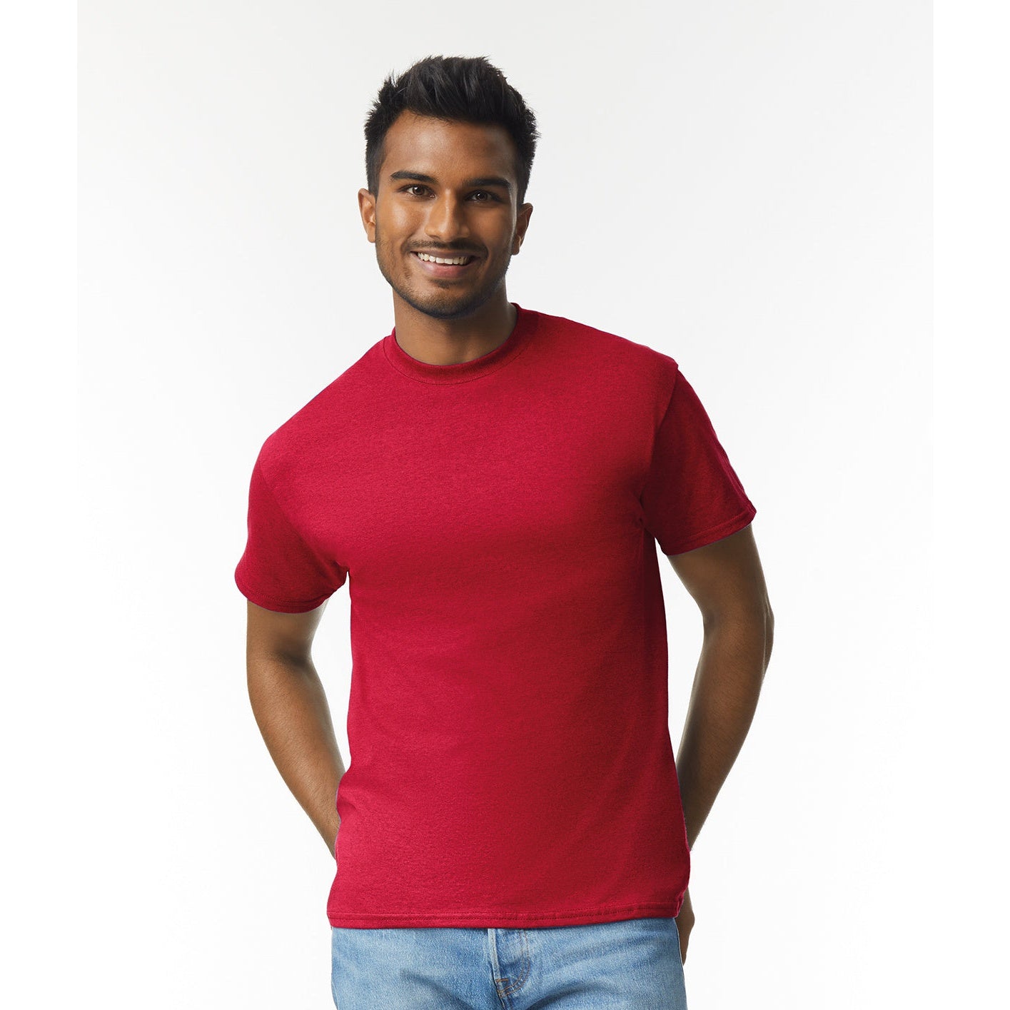 Gildan Ultra Cotton Adult T-Shirt Cardinal Red 100% Cotton Classic Fit