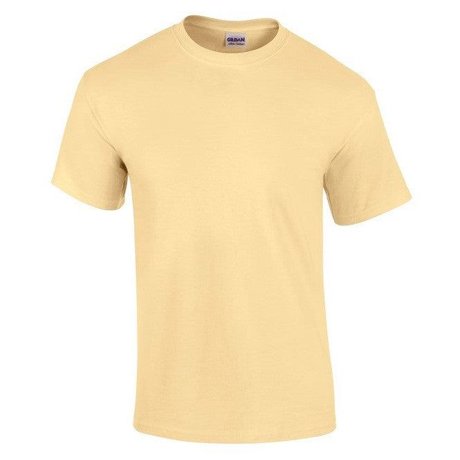 Gildan Ultra Cotton Adult T-Shirt Vegas Gold 100% Cotton Classic Fit
