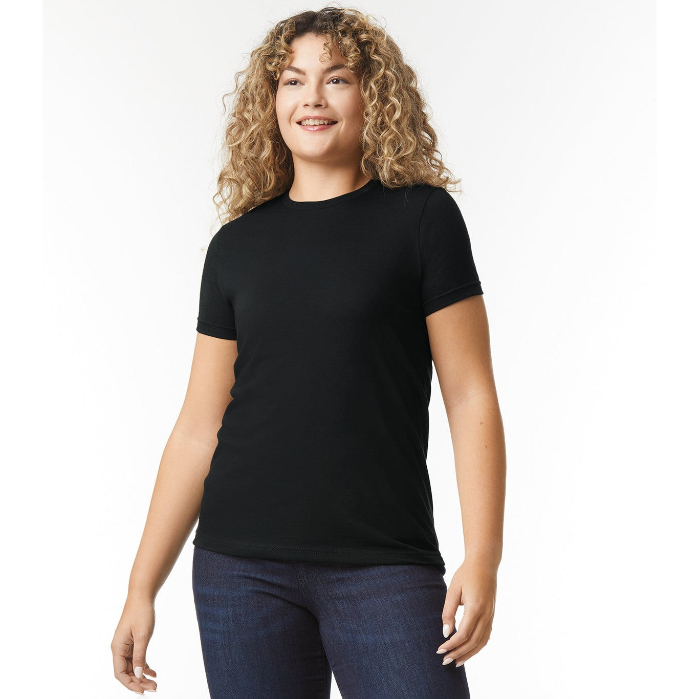Gildan Softstyle CVC Women's T-Shirt 60% Cotton 40% Polyester Soft Fabric