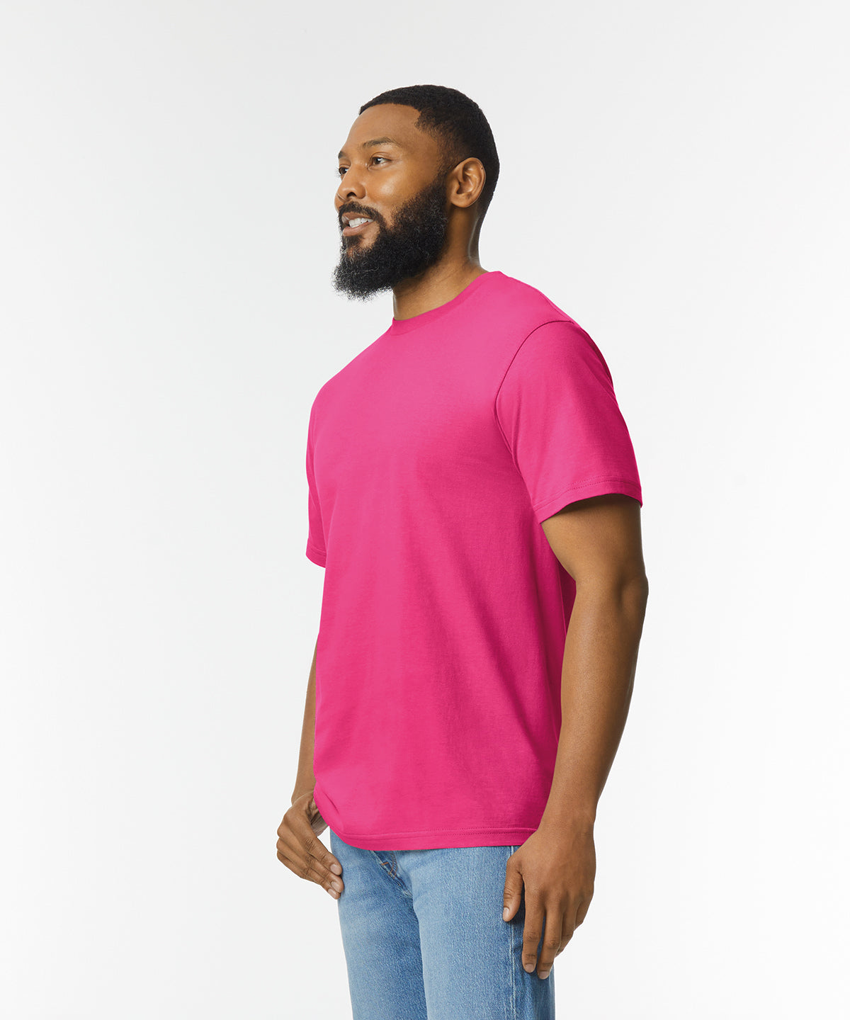 Gildan Softstyle Midweight T-Shirt Heliconia 100% Ringspun Cotton Adult Sizes