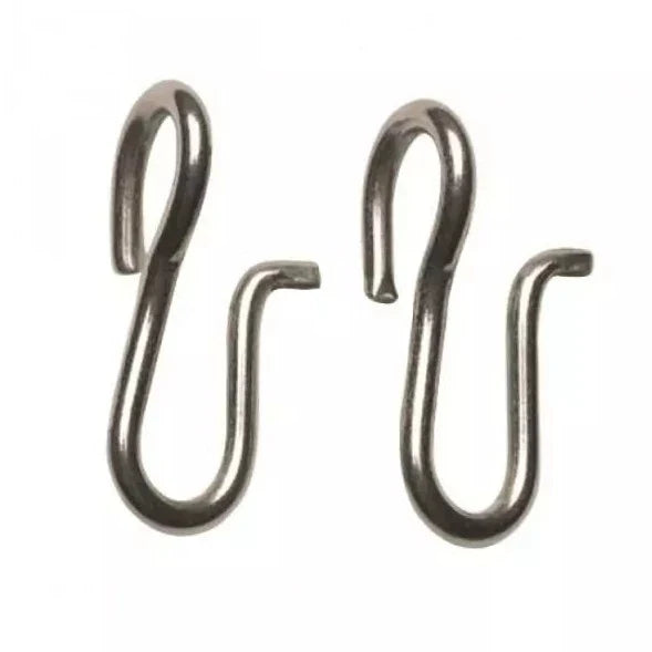 Korsteel Horse Curb Chain Hooks for Pelham or Curb Bit Attachment