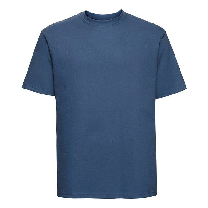 Russell Europe Super Ringspun Classic T-Shirt Indigo Blue Cotton Sizes XS-4XL