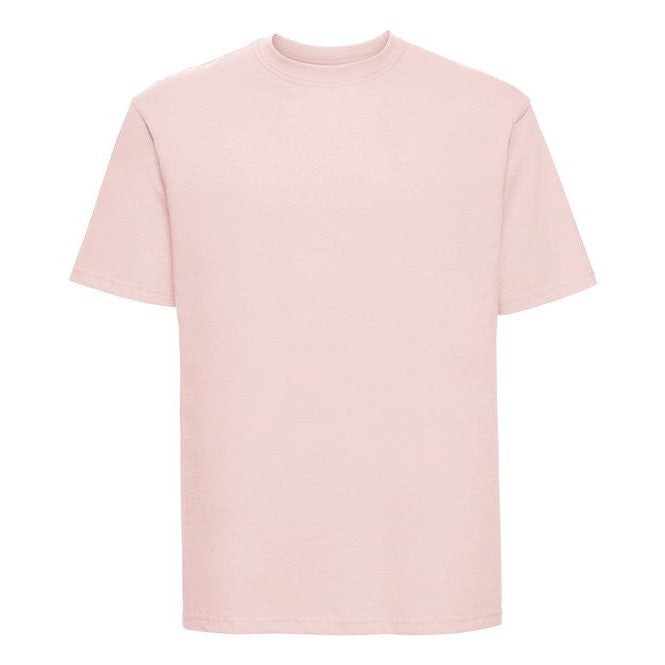 Russell Europe Super Ringspun Classic T-Shirt Powder Rose 100% Cotton XS-4XL