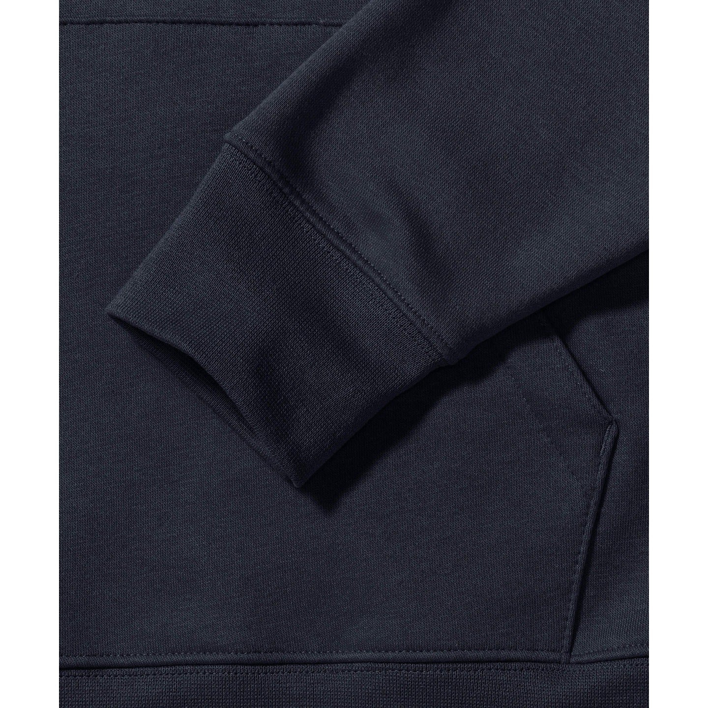 Russell Europe Authentic Hooded Sweatshirt French Navy Contemporary Fit