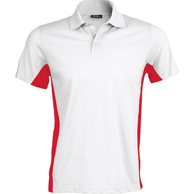 Kariban Bi-Colour Polo Shirt Short Sleeve 65% Polyester 35% Cotton Piqué