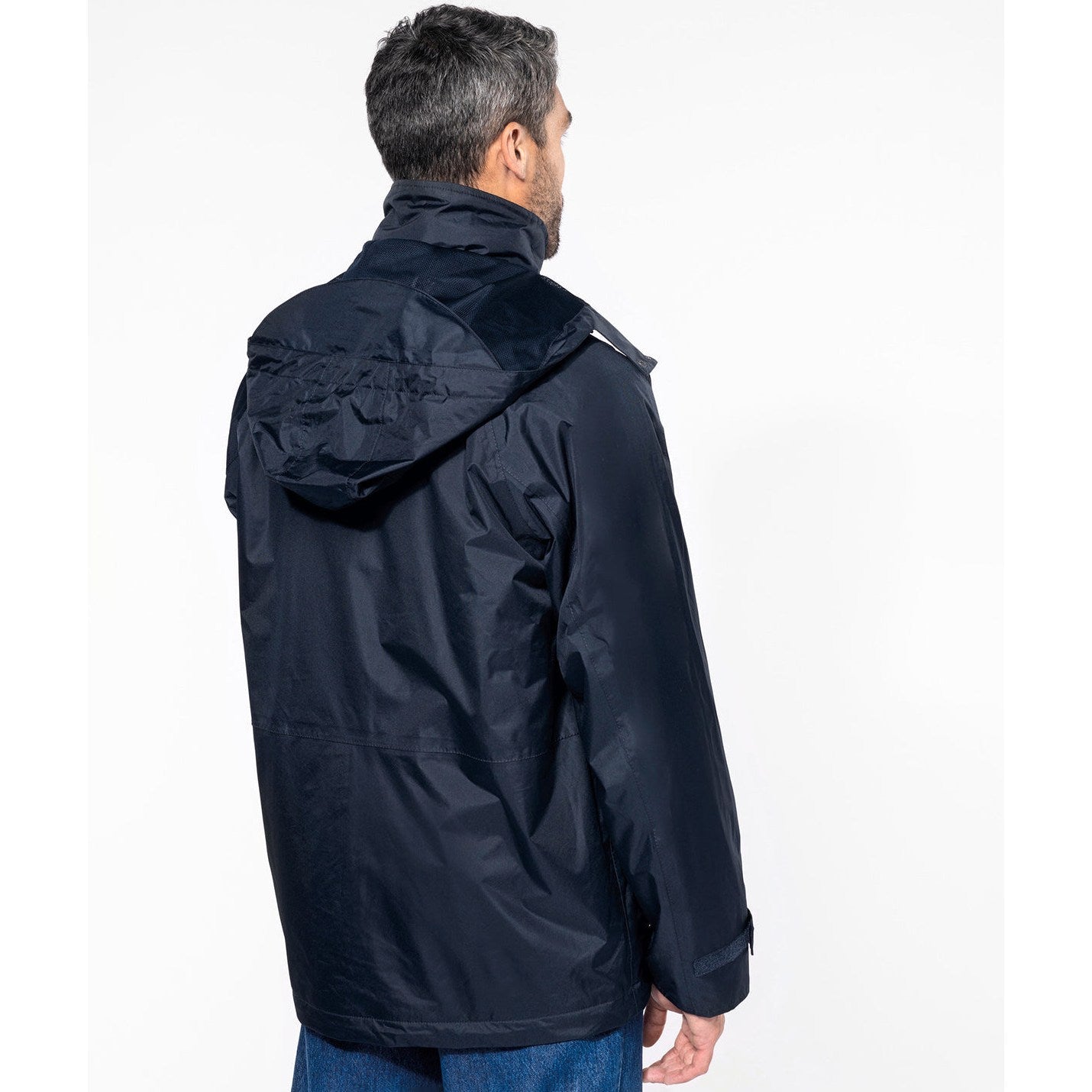 Kariban 3-In-1 Waterproof Parka with Detachable Hood and Fleece Jacket