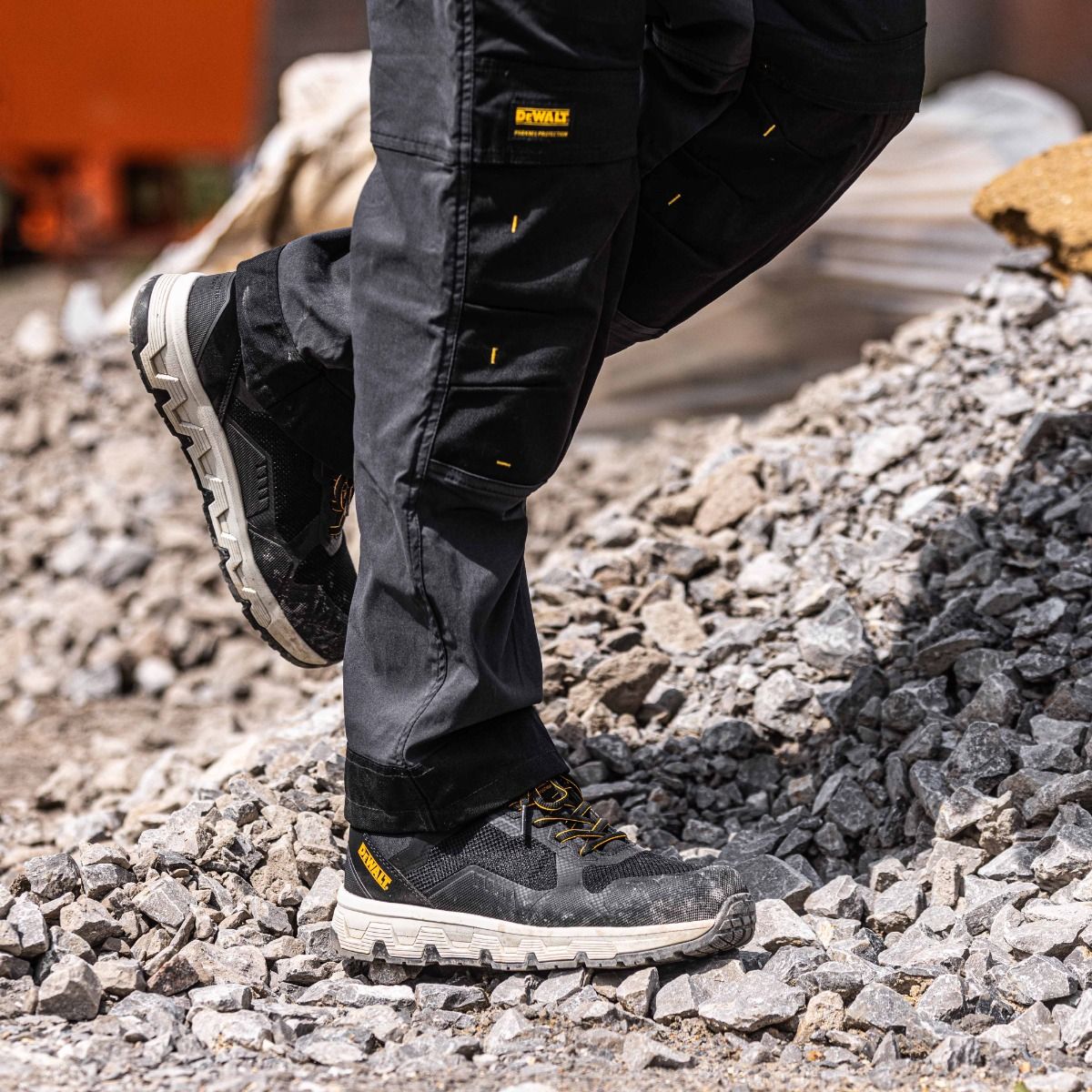 DeWalt Lamar Safety Trainer Shoes Steel Toe Lightweight Breathable Work Footwear