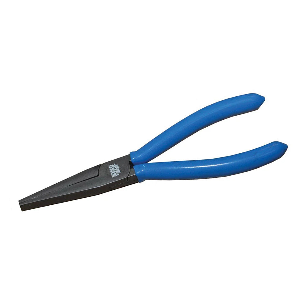 King Dick Long Nosed Pliers 170mm Drop-Forged Steel Serrated Jaws Cutting Edge