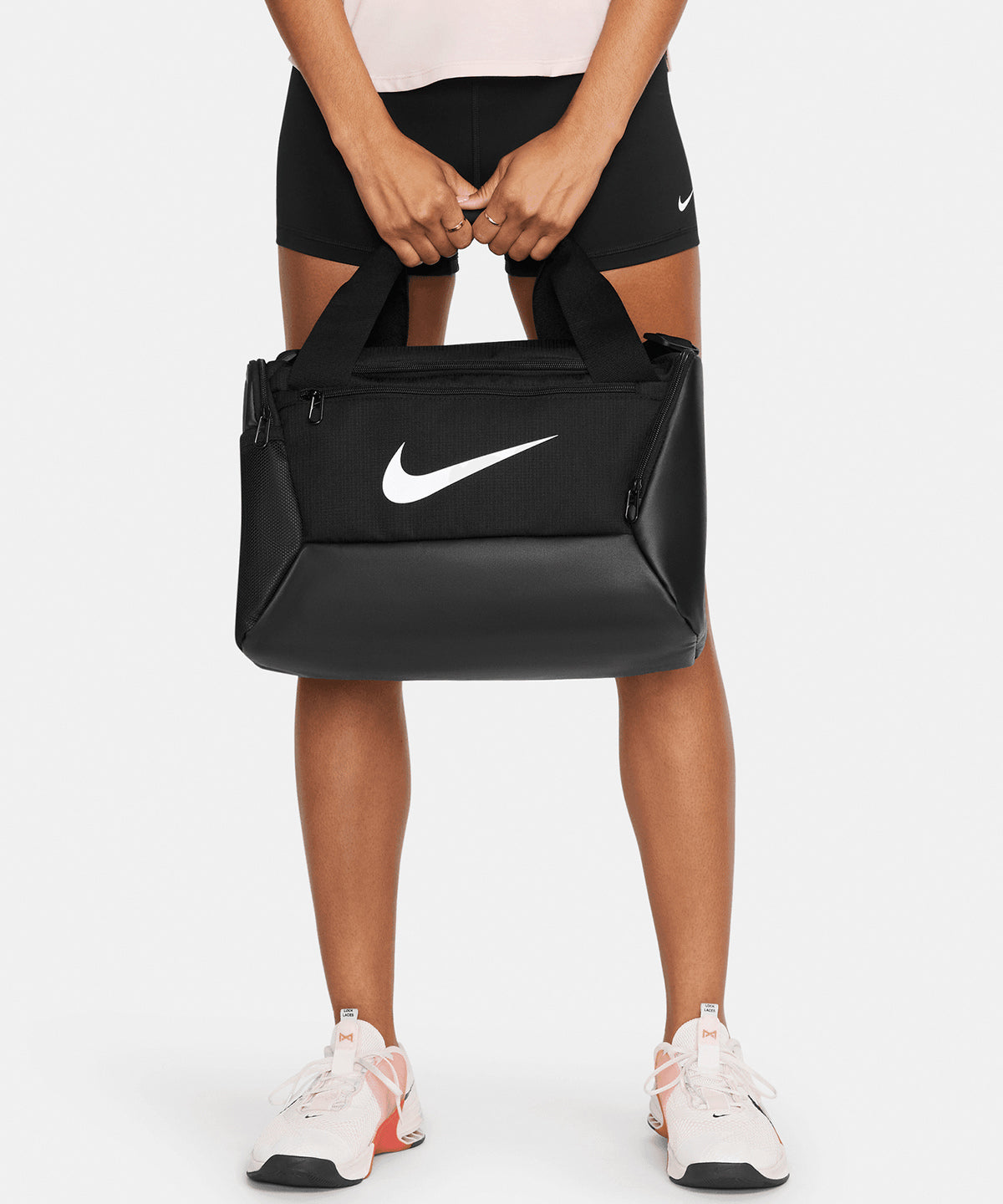 Nike Brasilia XS Duffle Bag 25L with Shoe Compartment and Outer Pockets