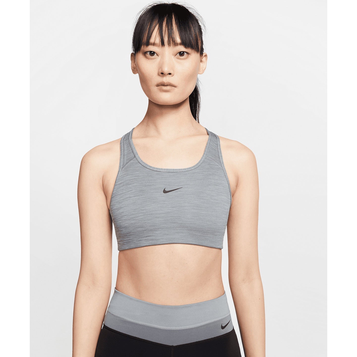 Nike Women's Dri-FIT Swoosh One-Piece Bra Medium Support Removable Pad