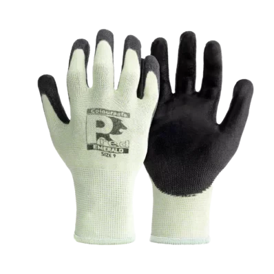 Predator Emerald Gloves PU Coated Breathable Liner EN388 Sizes 7-11
