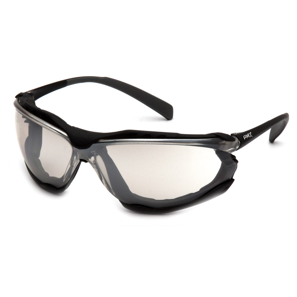 Pyramex Proximity Foam Safety Glasses Anti-Fog Indoor Outdoor Mirror Lens