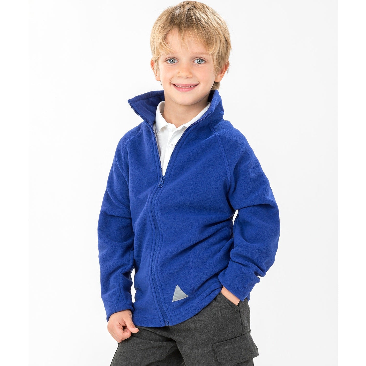 Result Core Junior Microfleece Jacket Lightweight Warmth Easy Care Polyester