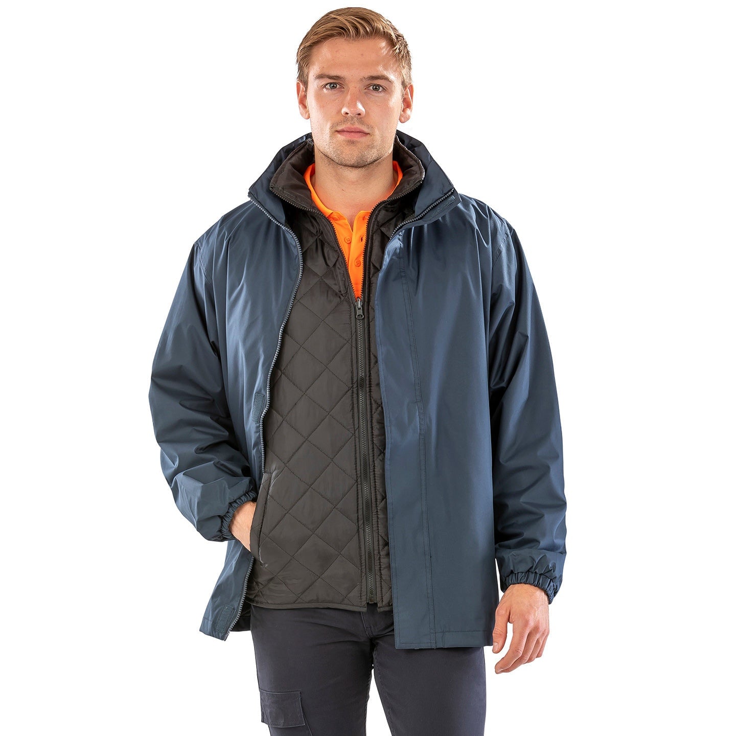 Result Core 3-in-1 Waterproof Jacket with Quilted Bodywarmer and Hood