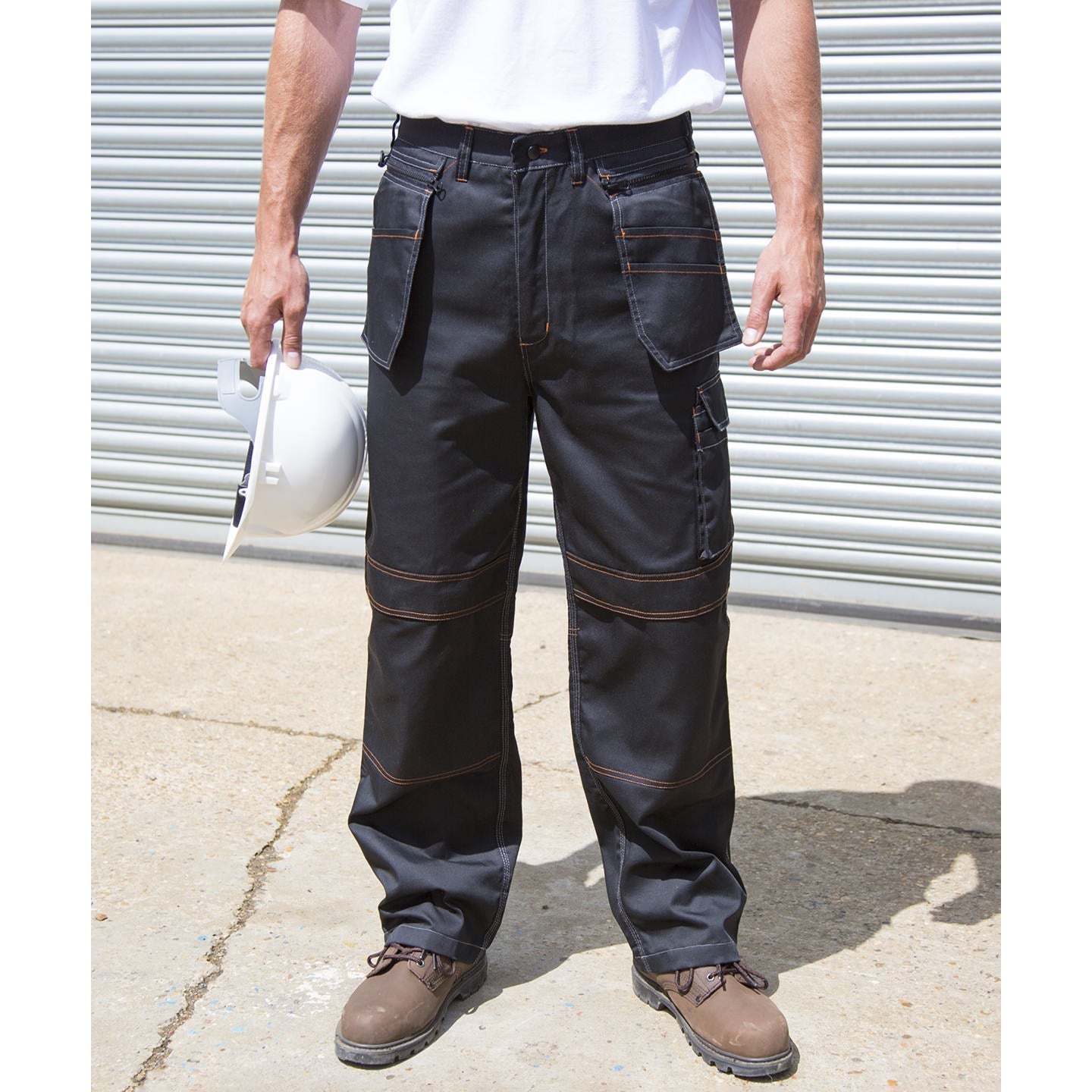 Result Workguard Lite X-Over Holster Trousers Water-Resistant Black Jeans