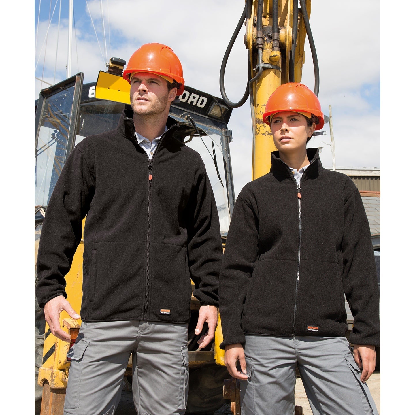 Result Workguard Heavy-Duty Microfleece Fleece Jacket Windproof Breathable