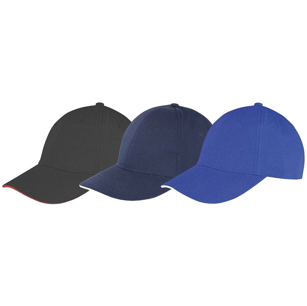 Result Headwear Memphis Brushed Cotton Low-Profile Cap Adjustable Size
