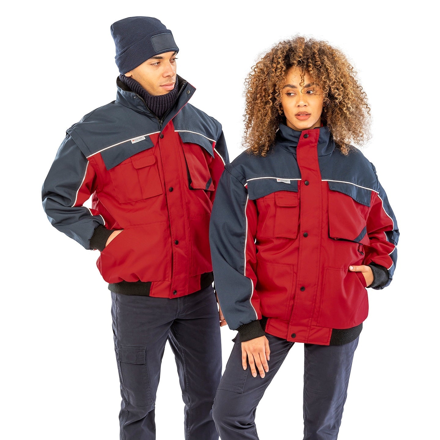 Result Workguard Heavy-Duty Pilot Jacket Zip Sleeve Water Repellent Blouson