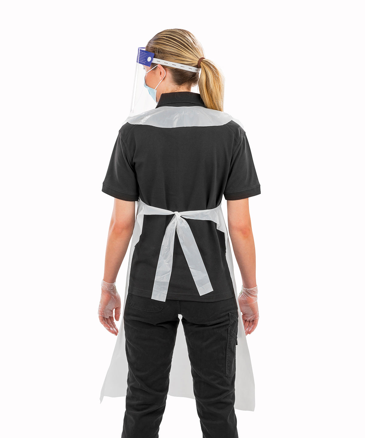 Result Essential Hygiene Disposable Apron Pack of 100 Fluid Proof Lightweight
