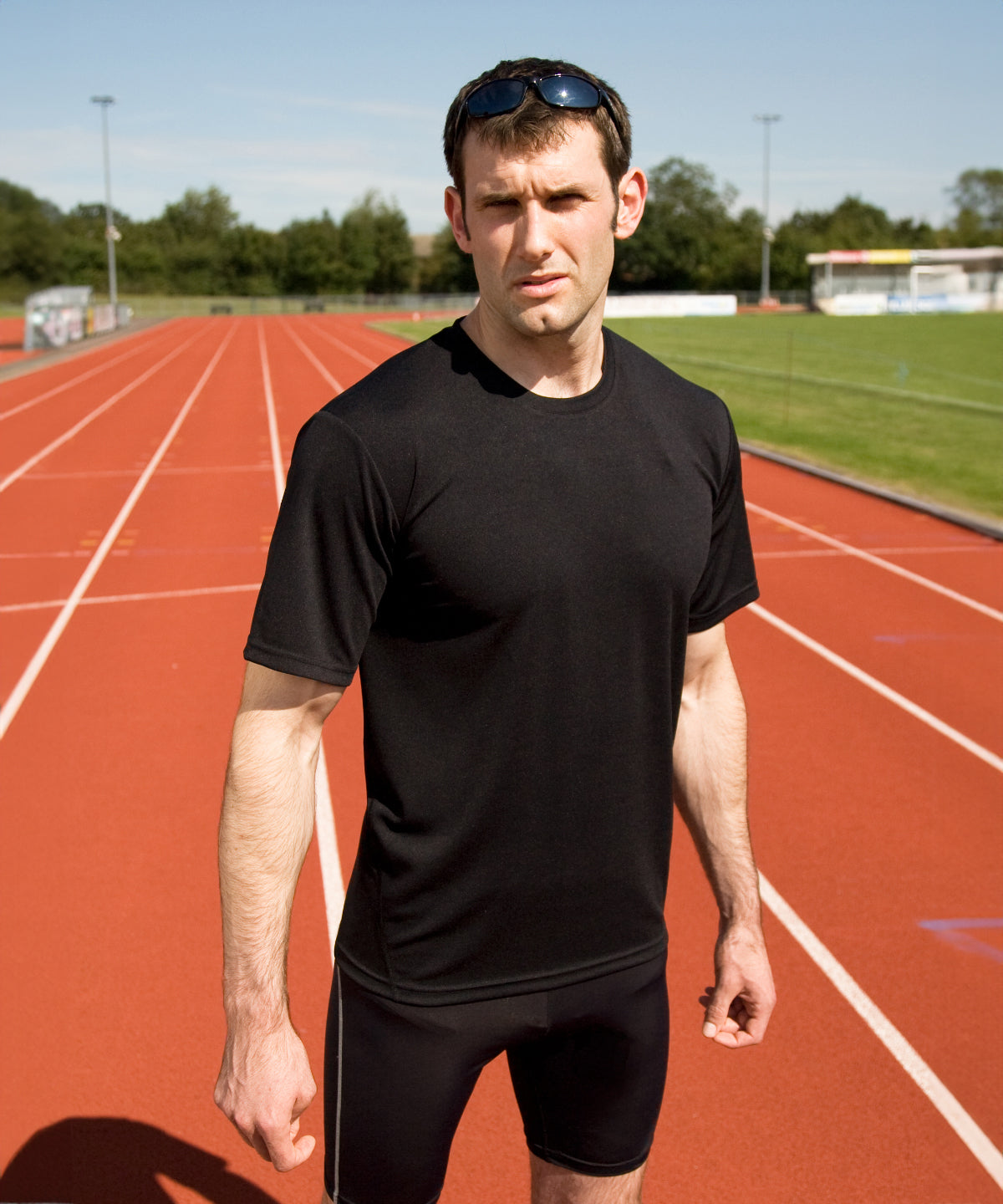 Spiro Quick-Dry Short Sleeve T-Shirt Lightweight Moisture Wicking Athletic Wear