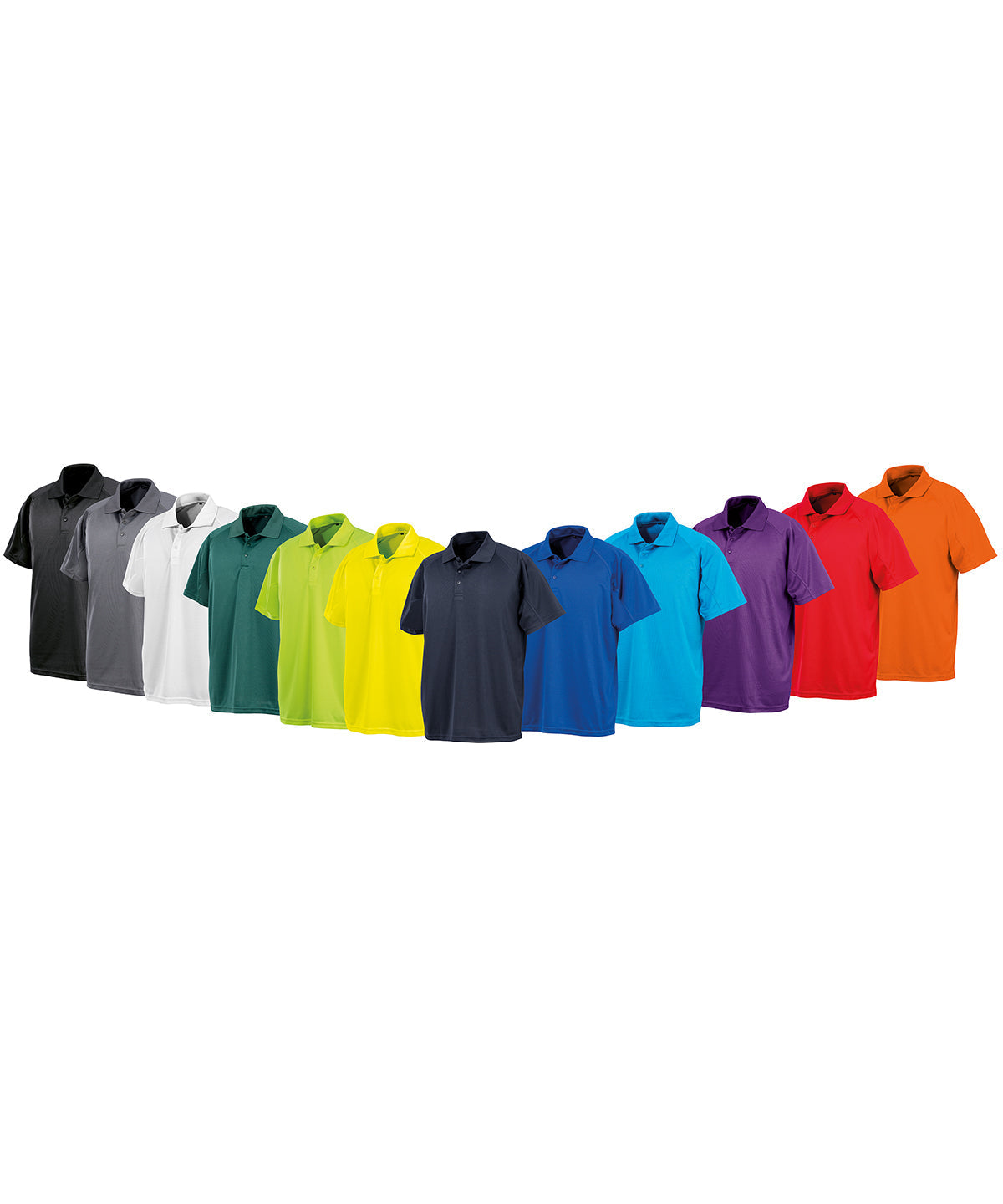Spiro Performance Aircool Polo Shirt Purple Breathable Quick-Dry Fabric