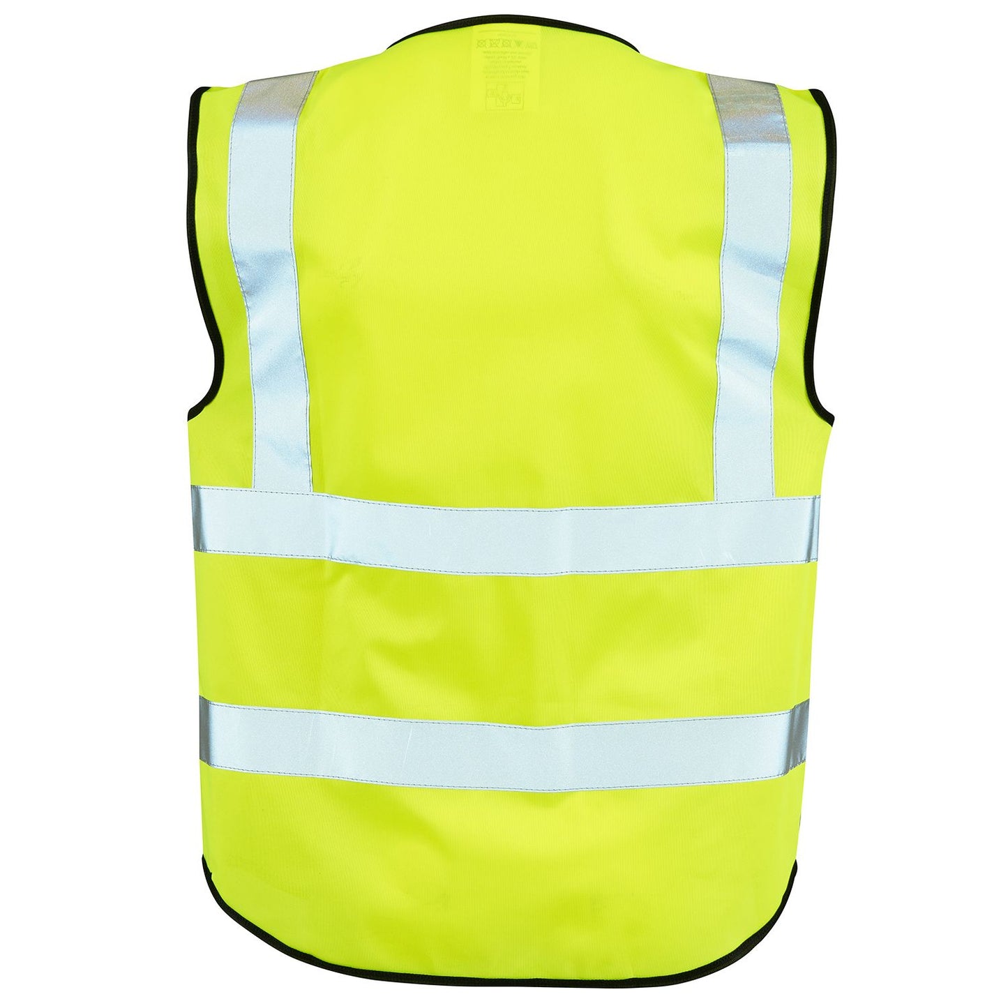Supertouch Hi Vis Yellow Executive Vest with Reflective Strips & Pockets