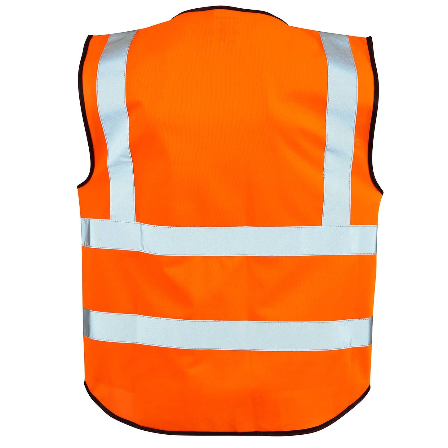 Supertouch Hi Vis Orange Executive Vest with Reflective Strips & Pockets