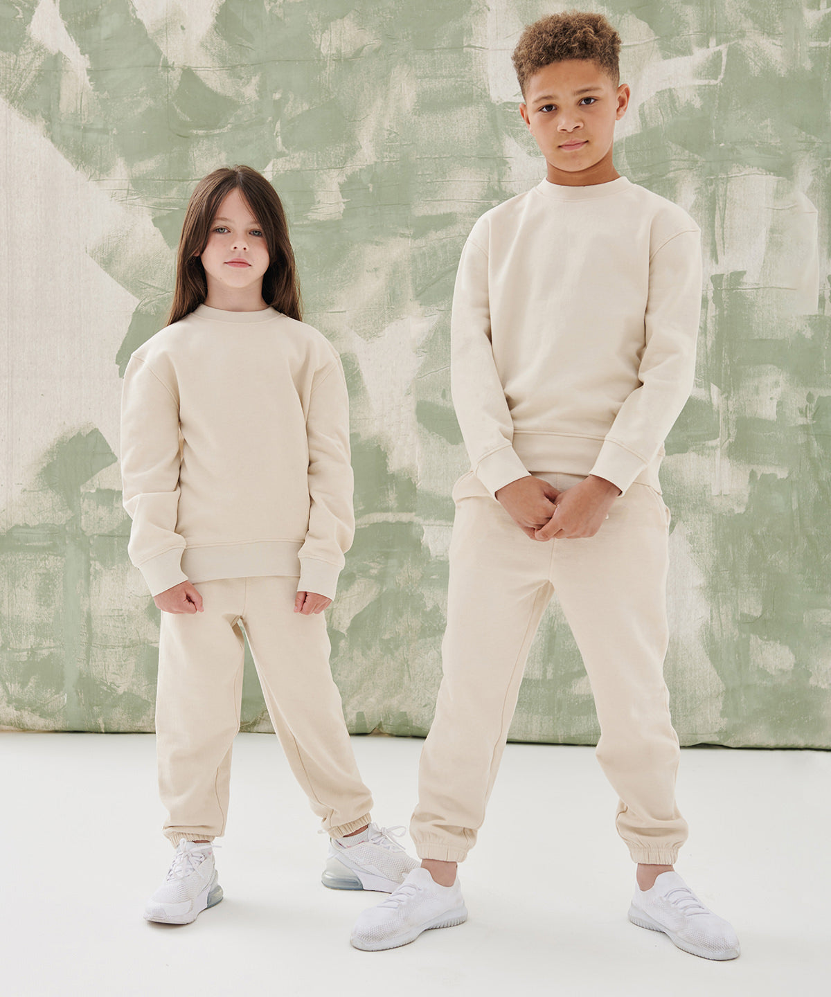 Sf Minni Kids Sustainable Cuffed Joggers Unisex Eco-Friendly Fashion 7-12 Years