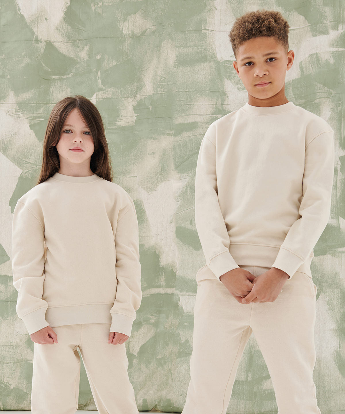 Sf Minni Kids Sustainable Fashion Curved Hem Sweatshirt Unisex Eco-Friendly