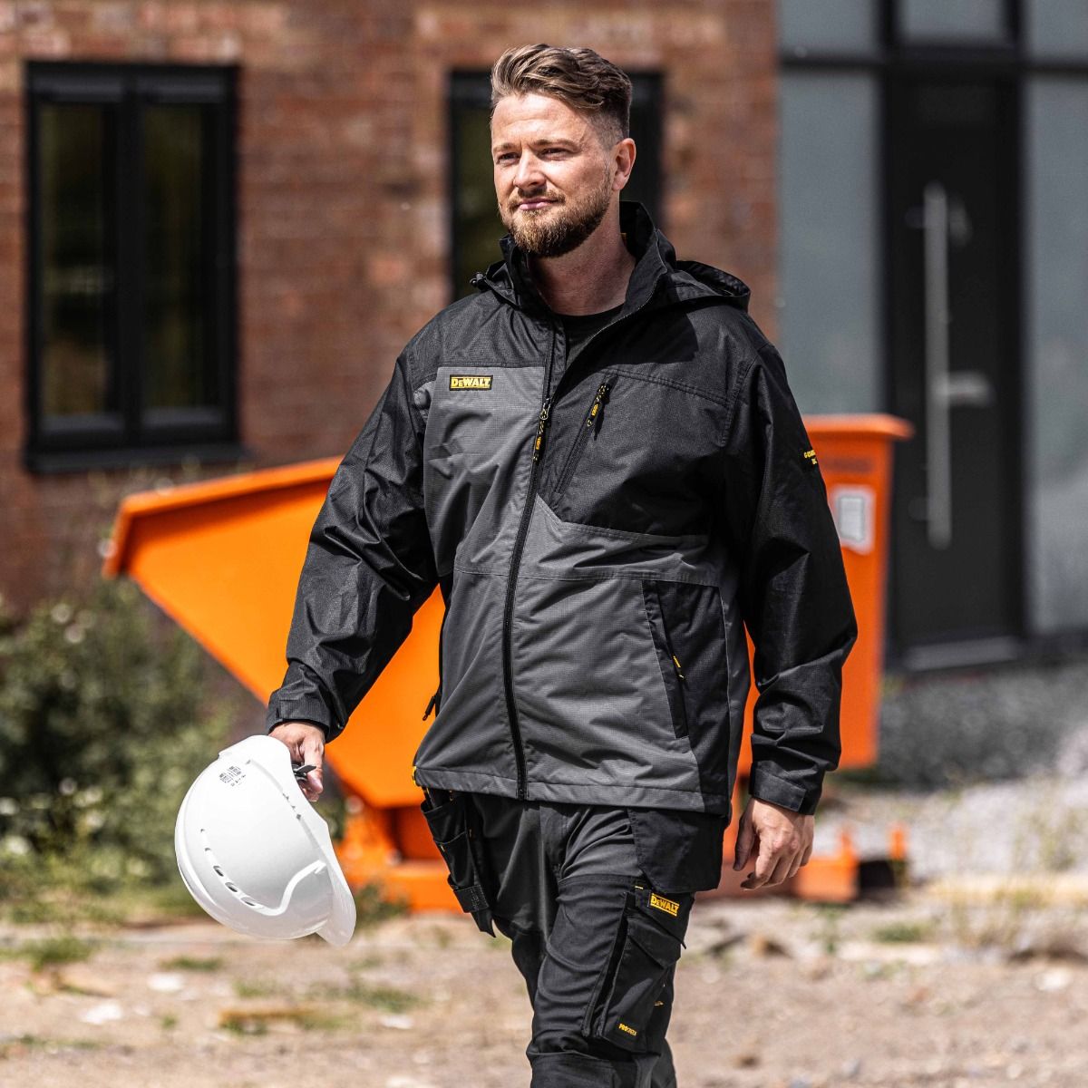 DeWalt Southampton Waterproof Breathable Work Jacket with Foldaway Hood