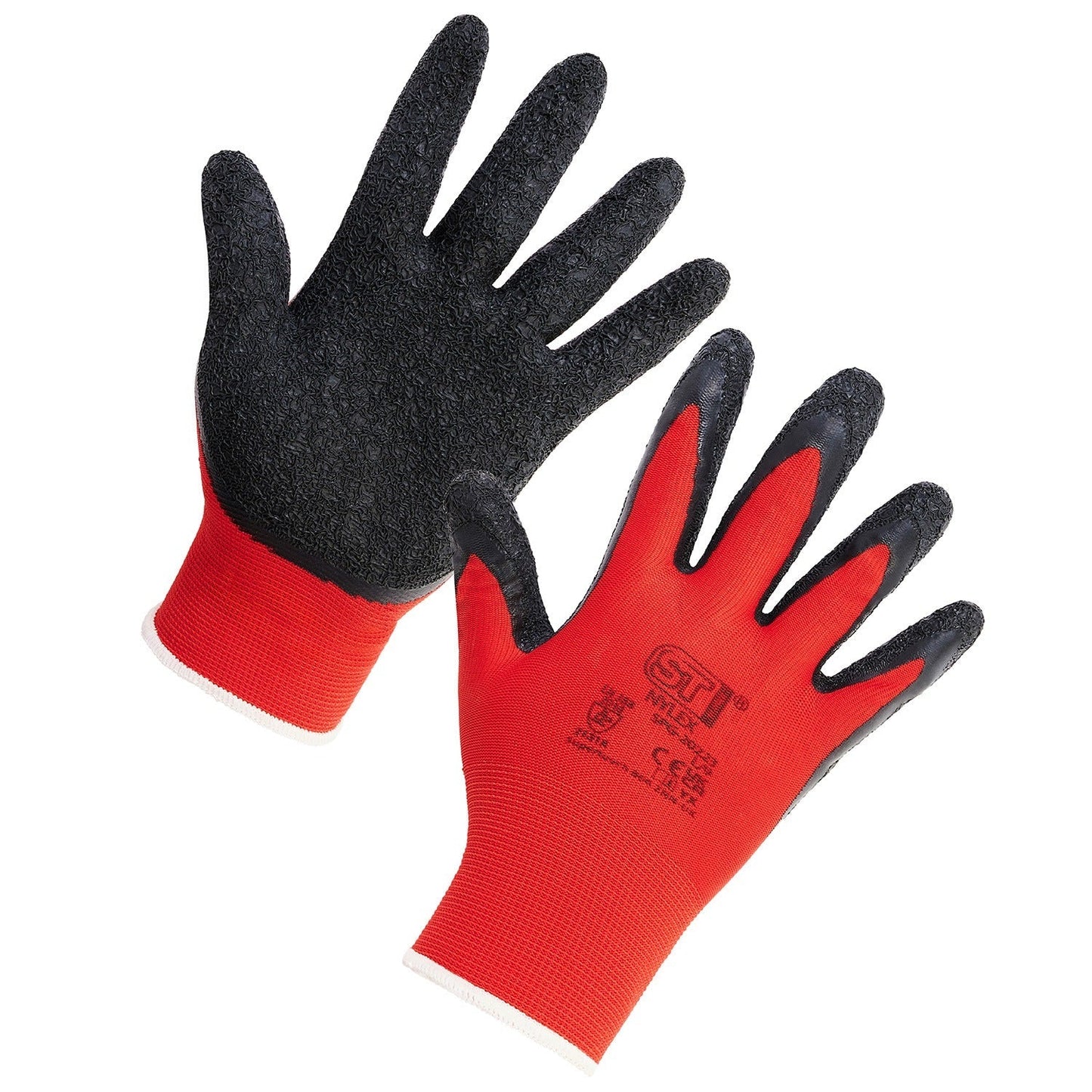 Supertouch Nylex Gloves Crinkle Latex Coating Excellent Grip Comfortable Fit