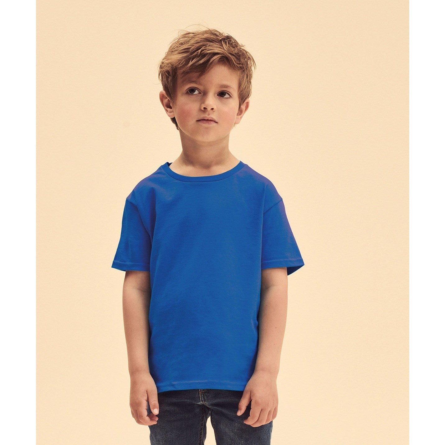 Fruit Of The Loom Kids Iconic 150 T-Shirt Fuchsia Soft Cotton Fashion Fit