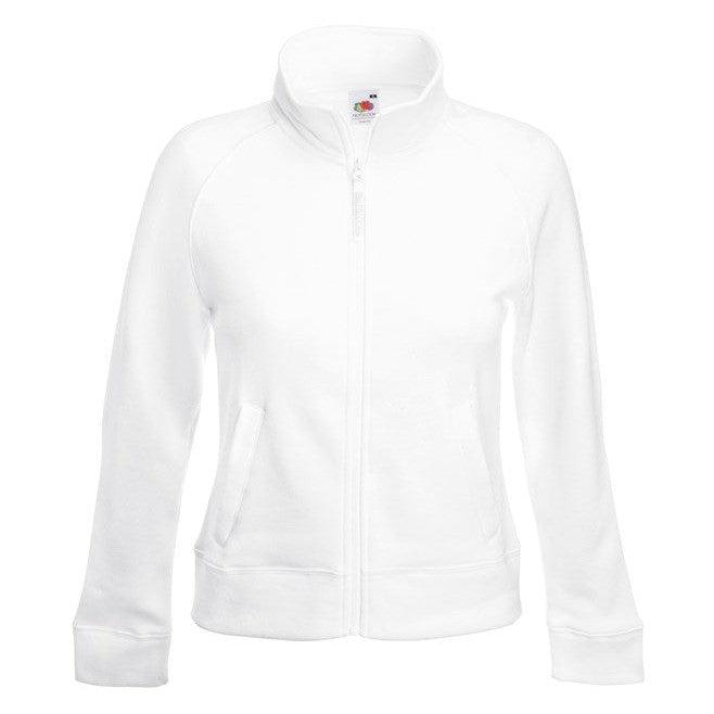 Fruit Of The Loom Women's Premium 70/30 Sweatshirt Jacket Cadet Collar Pockets