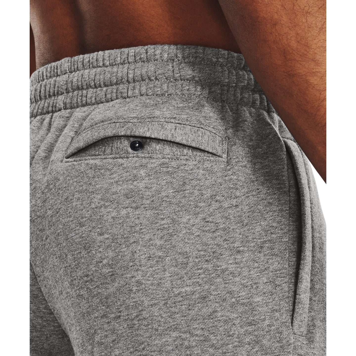 Under Armour Rival Fleece Shorts Cotton Blend Elastic Waistband Pockets
