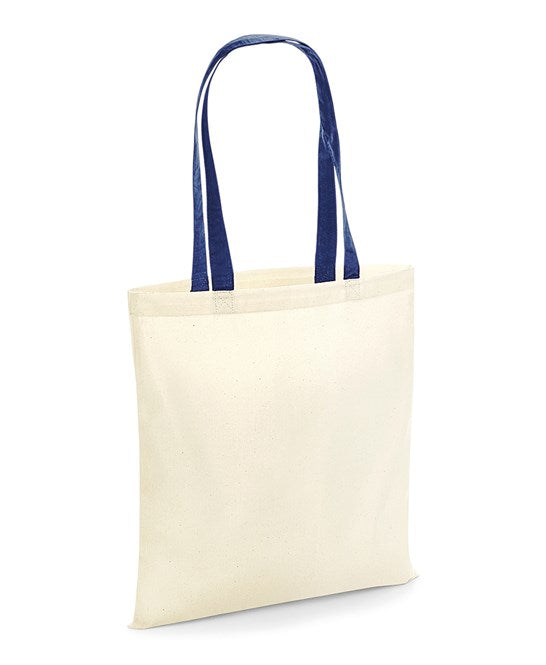 Westford Mill Eco-Friendly Bag for Life with Contrast Handles - 10L Tote