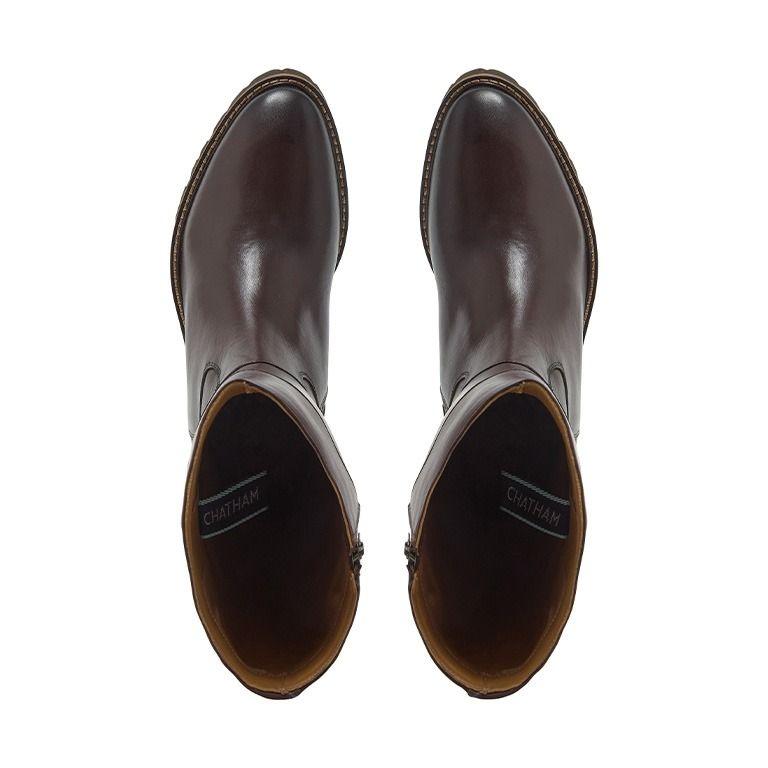 Chatham Ladies Chatsworth Knee High Boots Elegant Leather Extralight Sole