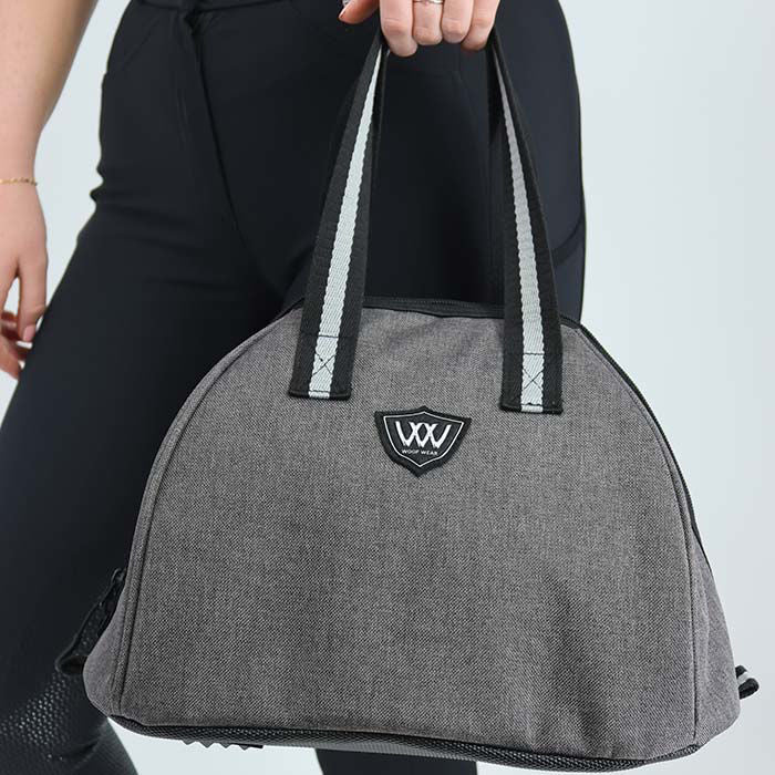Woof Wear Riding Hat Bag Padded Waterproof Base with Cotton Handles