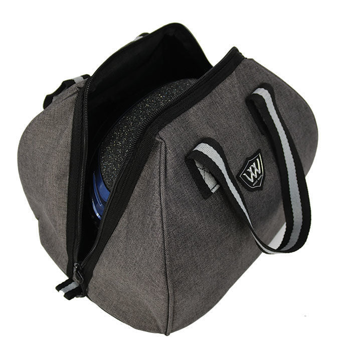Woof Wear Riding Hat Bag Padded Waterproof Base with Cotton Handles