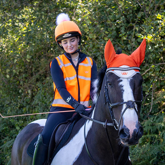 Woof Wear Hi Vis Riding Vest #colour_orange