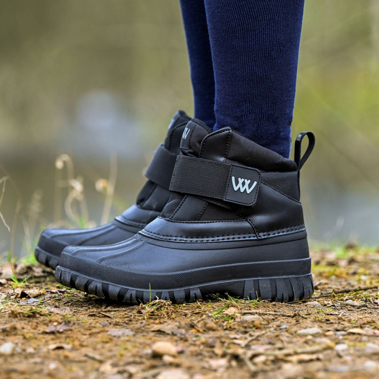 Woof Wear New Short Yard Boot Boots Waterproof TPR Galosh With Fleece Lining