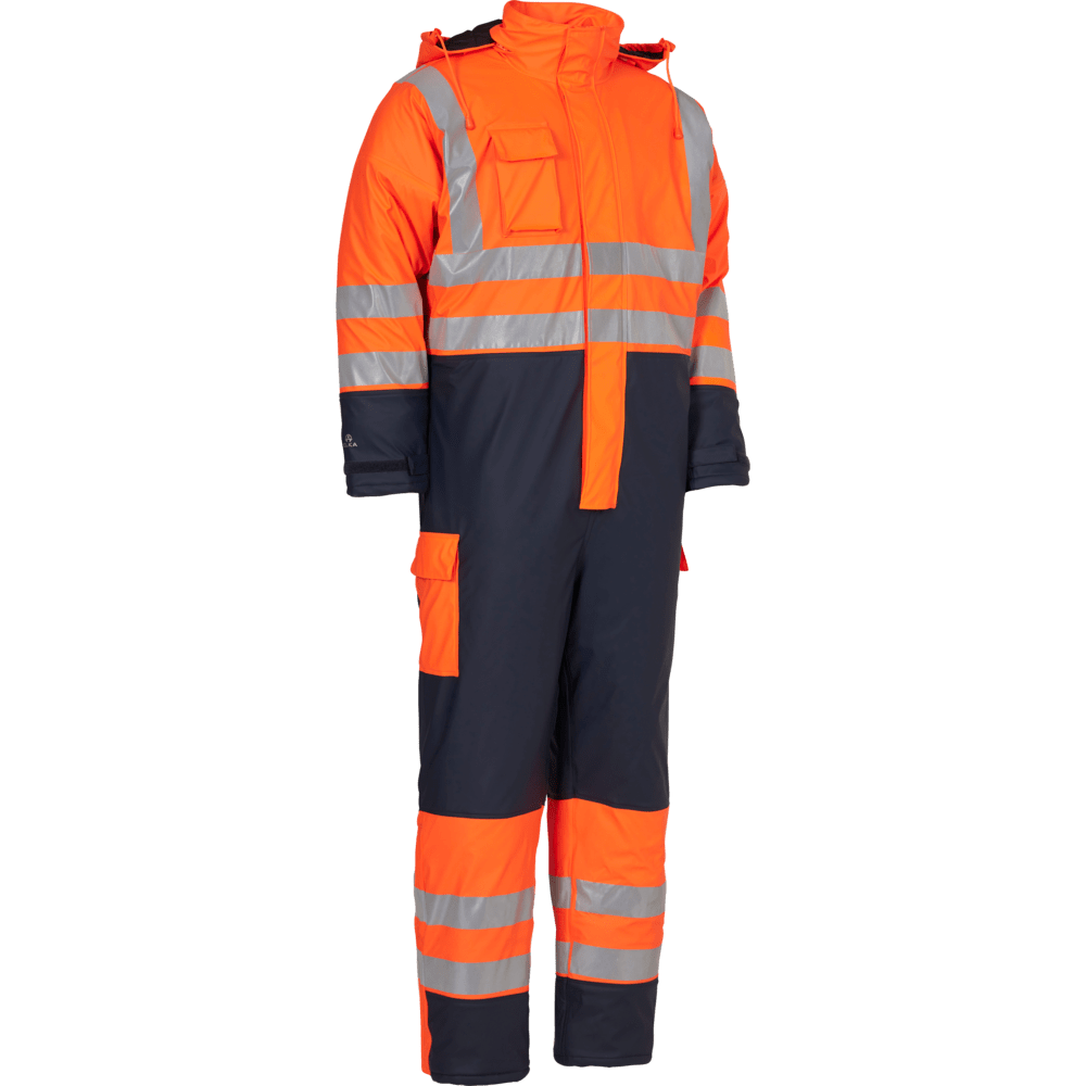 ELKA Dry Zone Thermal Coverall with Adjustable Hood and Reflective Bands