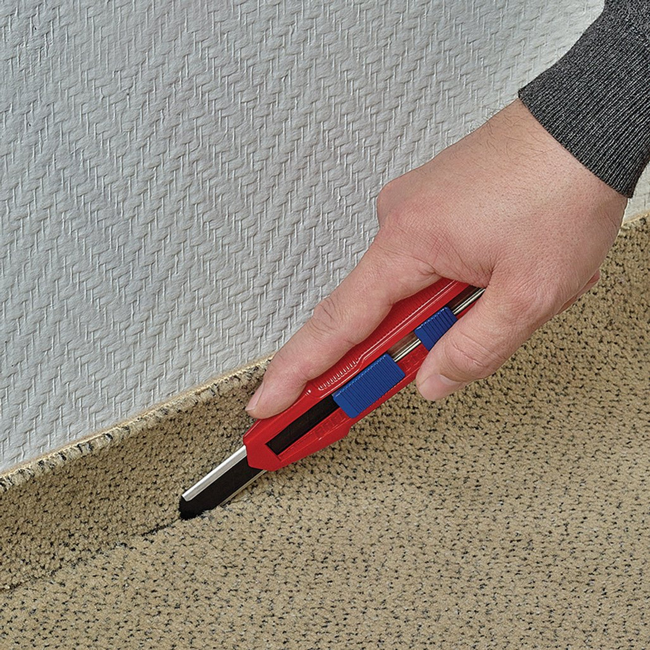KNIPEX CutiX Universal Knife 165mm with Stabilisation Bar & 3 Blades