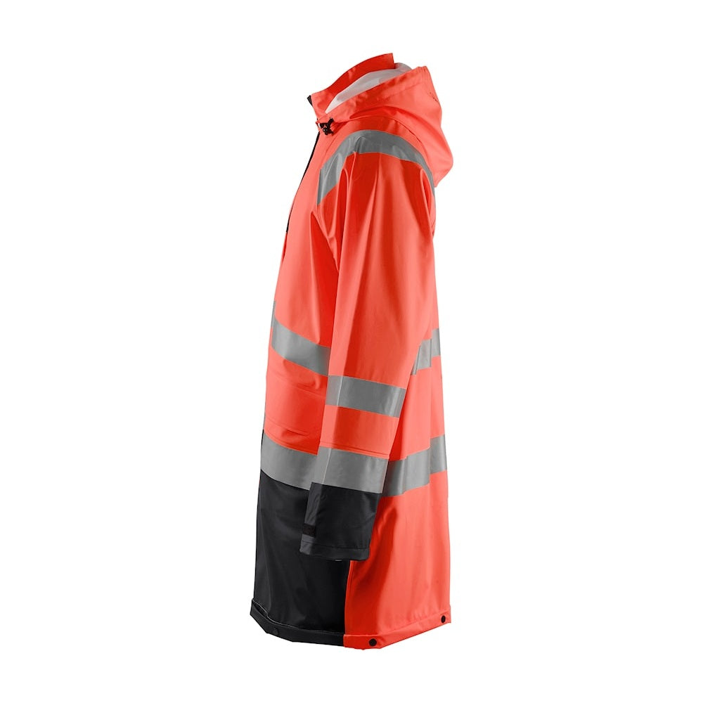 Blaklader Hi-Vis Rain Jacket Level 1 4324 Waterproof Breathable Safety Gear