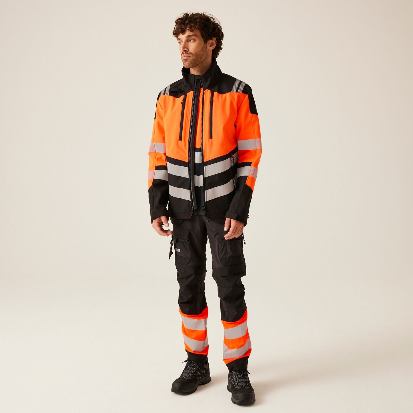 Regatta Professional Hi-Vis X PRO 3 Layer Softshell Jacket Class 2 Orange