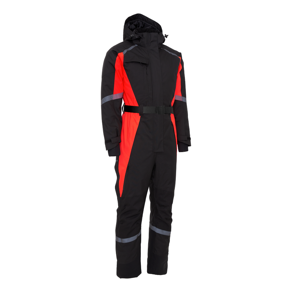 ELKA Women's Winter Thermal Coverall with Detachable Hood and Pockets