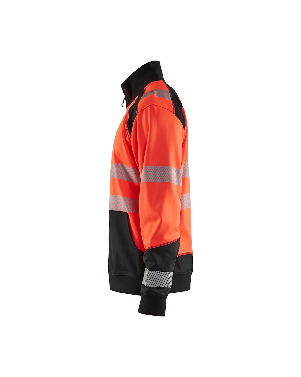 Blaklader Hi-Vis Full Zip Sweatshirt 3558 Yellow Reflective Safety Workwear