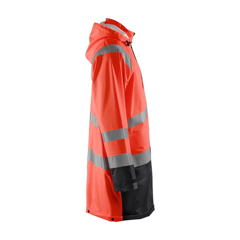 Blaklader Hi-Vis Rain Jacket Level 1 4324 Waterproof Breathable Safety Gear