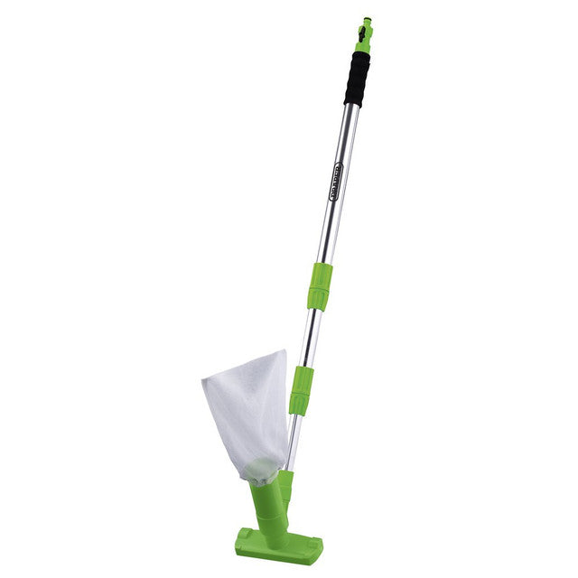 Draper Tools 4 Piece Pond Pool Vacuum Kit with Telescopic Handle & Skimmer