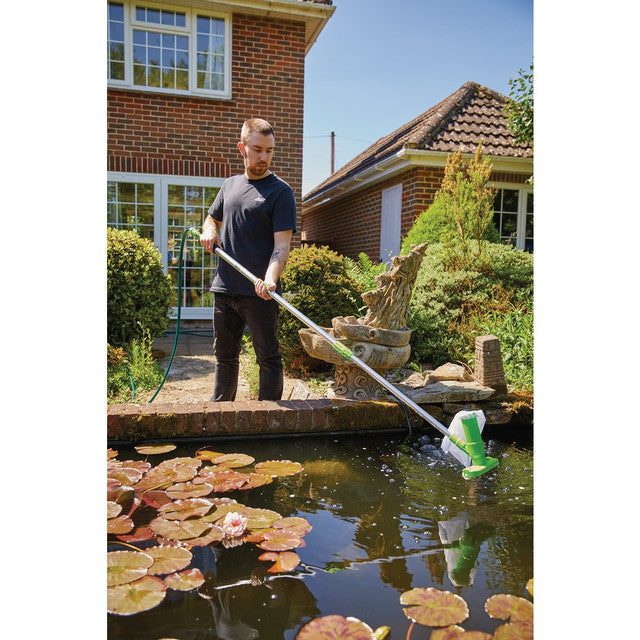 Draper Tools 4 Piece Pond Pool Vacuum Kit with Telescopic Handle & Skimmer