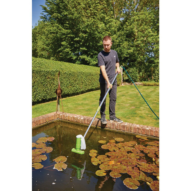 Draper Tools 4 Piece Pond Pool Vacuum Kit with Telescopic Handle & Skimmer